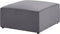 LEMVIG - Hoekbank met ottomaan - Grijs - Rechtszijdig - 250 cm - Corduroy
