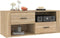 vidaXL - Tv-meubel - 100x35x40 - cm - bewerkt - hout - sonoma - eikenkleurig