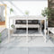 vidaXL Tuintafel 159,5x82,5x110 cm massief grenenhout wit