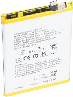 Accu geschikt voor OPPO A38, A58, Li-Polymeer, 3,91V, 4880mAh, 19,1Wh, zonder gereedschap