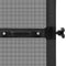 vidaXL - Hordeur - met - scharnieren - 100x215 - cm - antraciet