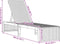 vidaXL - Ligbed - 200x55x30 - cm - Massief - Acaciaboomhout