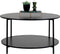 House Nordic Salontafel Metaal Zwart - Rond - Ø80cm - Spaanplaat - Tafel Vita