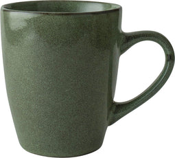 Dutch Rose Serenity Mokken - Theemok - Koffiemok - Stoneware Handgemaakt - Groen 37 cl.