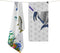 Keukendoek HappyFriday Fish Multicolour 70 x 50 cm (2 Stuks)