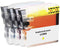Renkforce RF-5718884 - Inktcartridge - Compatibel met Brother LC-985 - Zwart Cyaan Magenta Geel (4-pack)