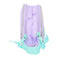 Pennenetui met 2 vakken Frozen Spirit Lila 21 x 8 x 6 cm