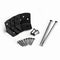 Tuindeco - Beton bevestigingsset antraciet gecoat tbv 10x10 paal Tuindeco