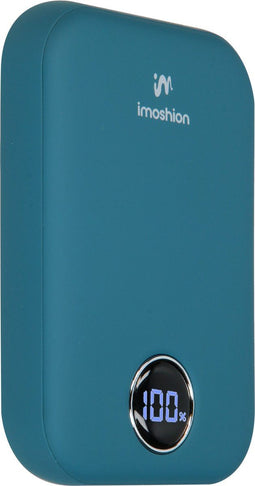 imoshion MagSafe Powerbank 10000 mAh - Snellader 22.5W - Draadloos en bedraad - Donkerblauw