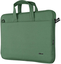 Trust Bologna Slim Eco - Schoudertas - Voor laptops tot 16 inch - Groen