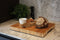 End-Grain Cutting Board - Symmetry Ash - 40 x 30 cm