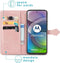 iMoshion Hoesje Geschikt voor Motorola Moto G 5G Hoesje Met Pasjeshouder - iMoshion Mandala Bookcase - Rosé Goud