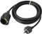 Sygonix SY-4872640 Stroom Verlengkabel 16 A Zwart 10.00 m H05VV-F 3G 1,5 mm²
