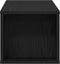 vidaXL - Wand-tv-kast - Zwart - Eiken - 100x30x26,5 - cm - Gemaakt - van - Hout