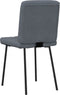 vidaXL - Eetkamerstoelen - 2 - st - fluweel - donkergrijs