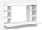vidaXL - Wandbureau - 105x48x75 - cm - bewerkt - hout - wit