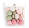 Annas collection - 16St Ei 4 6 cm Roze Groen Wit