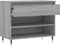 vidaXL - Schoenenkast - 70x36x60 - cm - bewerkt - hout - sonoma - grijs