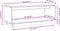 vidaXL - Tv-meubel - 90x35x35 - cm - massief - grenenhout