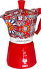Bialetti Dolce&Gabbana Moka Express Blauw, Rood, Wit