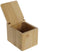Zoutvaatje met deksel DKD Home Decor Natuurlijk Bamboe 10 x 13 x 10 cm