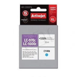 Activejet AB-1000CN - Inktcartridge - 36ml - Cyaan