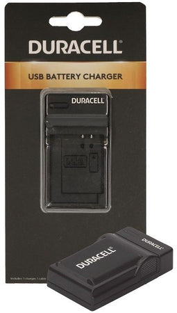 Duracell - Digitale Camera Lader - Hoogte 23mm Breedte 47mm Diepte 84mm Gewicht 28g - Zwart