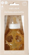 HEVEA - Drinkfles - Glas m/bal - 0-3 mnd - Wit - 100% natuurrubber