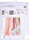 Thea Gouverneur - Borduurpakket met telpatroon - 1070 - Voorgesorteerde DMC Garens - Flamingo - Linnen - 38 cm x 65 cm - DIY Kit