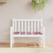 vidaXL - Tuinbankkussen - 100x50x3 - cm - oxford - stof - ruitpatroon - rood