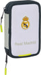 Real Madrid Gevuld Etui - 29 stuks - 2 vakken met rits - Wit (29 stuks)