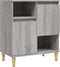 vidaXL - Dressoir - 60x35x70 - cm - bewerkt - hout - grijs - sonoma - eikenkleurig