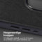 Accezz MagSafe Leather Backcover - iPhone 15 Pro Max - Echt leer met verhoogde randen - Zwart