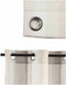 Gordijn Strepen Beige Zalm 140 x 0,1 x 260 cm (6 Stuks)