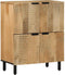 vidaXL - Dressoir - 60x33x75 - cm - massief - mangohout - bruin