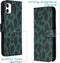 iMoshion Hoesje Geschikt voor iPhone 11 Hoesje Met Pasjeshouder - iMoshion Design Softcase Bookcase - Zwart / Meerkleurig / Groen / Green Leopard