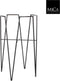 Mica Decorations Blom Plantenstandaard - L30 x B30 x H50 cm - Metaal - Zwart