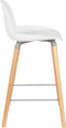Zuiver Albert Kuip Barkruk 65 cm Wit - Set van 2
