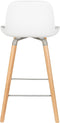 Zuiver Albert Kuip Barkruk 65 cm Wit - Set van 2