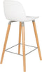 Zuiver Albert Kuip Barkruk 65 cm Wit - Set van 2