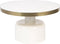 Zuiver Glam Salontafel Rond 60 cm Wit/ Goud