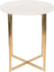 Zuiver Luigi Bijzettafel Rond Wit