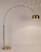 Zuiver Metal Bow Vloerlamp/ Booglamp Goud