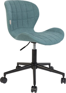 Zuiver OMG Bureaustoel Zwart/Blauw