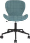 Zuiver OMG Bureaustoel Zwart/Blauw