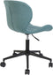Zuiver OMG Bureaustoel Zwart/Blauw
