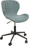 Zuiver OMG Bureaustoel Zwart/Blauw