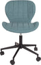 Zuiver OMG Bureaustoel Zwart/Blauw