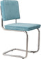 Zuiver Ridge Kink Rib Eetkamerstoel - Blauw