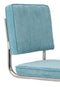 Zuiver Ridge Kink Rib Eetkamerstoel - Blauw